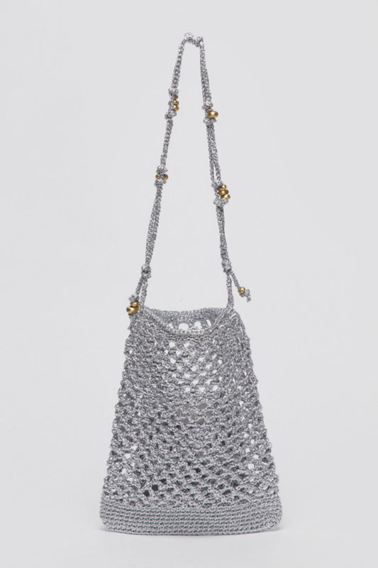 【WE ARE】韓國Archivepke Gem weaving bag網兜單肩包OVBSM25102