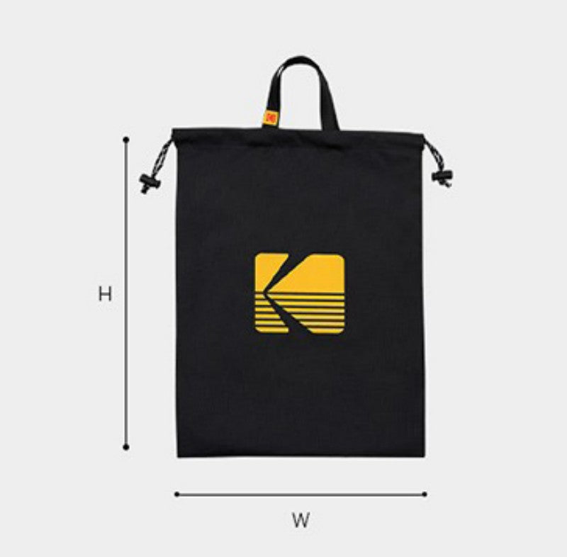 【現貨】機場提貨【WE ARE】韓國KODAK柯達抽繩手提袋K230431BLK1