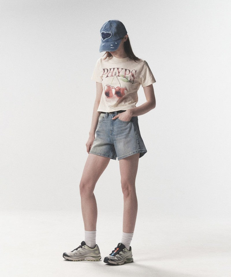 【WE ARE】韓國PHYPS櫻桃短袖T恤PFM1SS206A