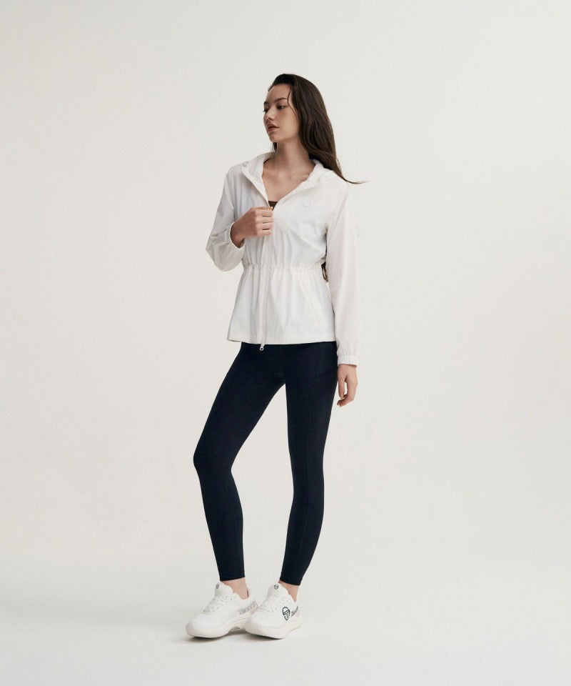 【WE ARE】韓國SERGIO TACCHINI 女款 連帽縮腰防風外套 TWWJ70444