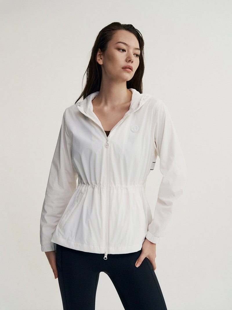 【WE ARE】韓國SERGIO TACCHINI 女款 連帽縮腰防風外套 TWWJ70444