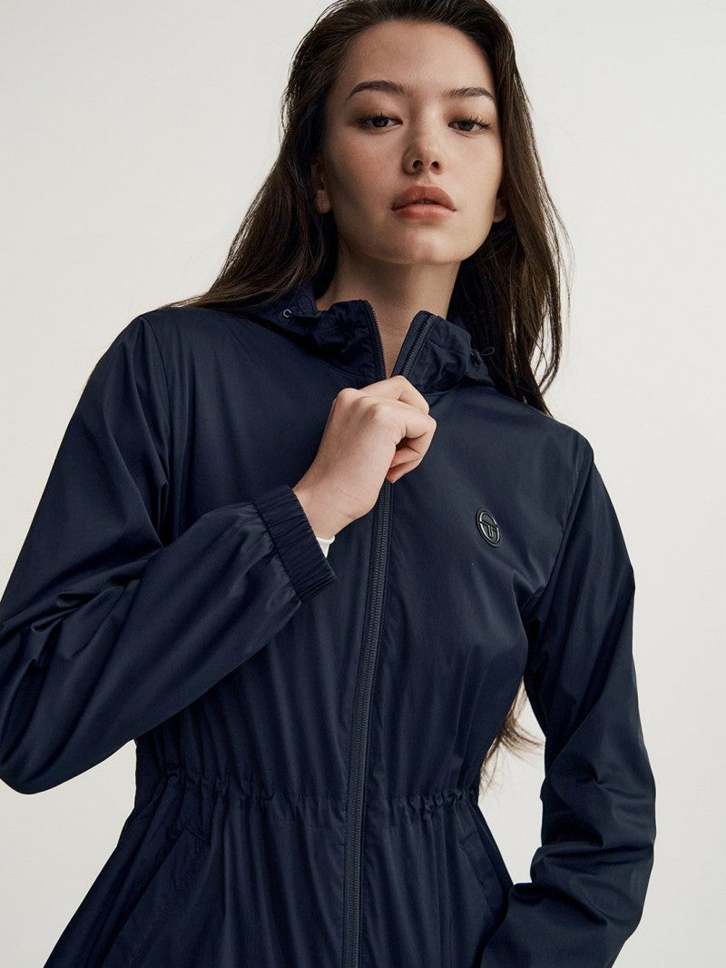 【WE ARE】韓國SERGIO TACCHINI 女款 連帽縮腰防風外套 TWWJ70444