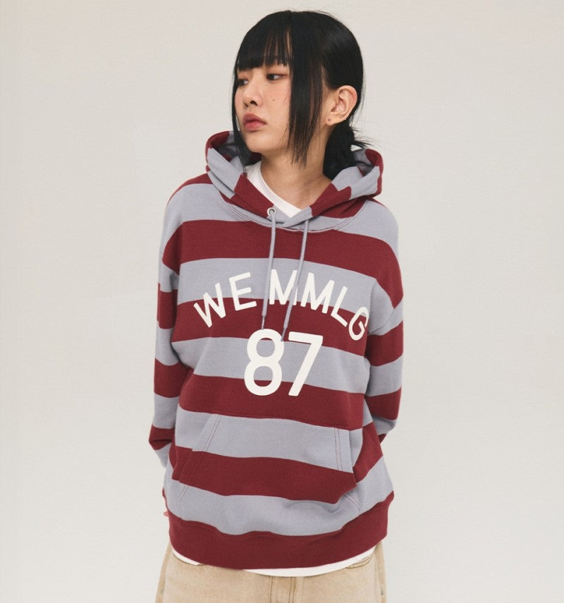 【WE ARE】韓國MMLG 寬條紋帽T MMLGBE2THD019M25