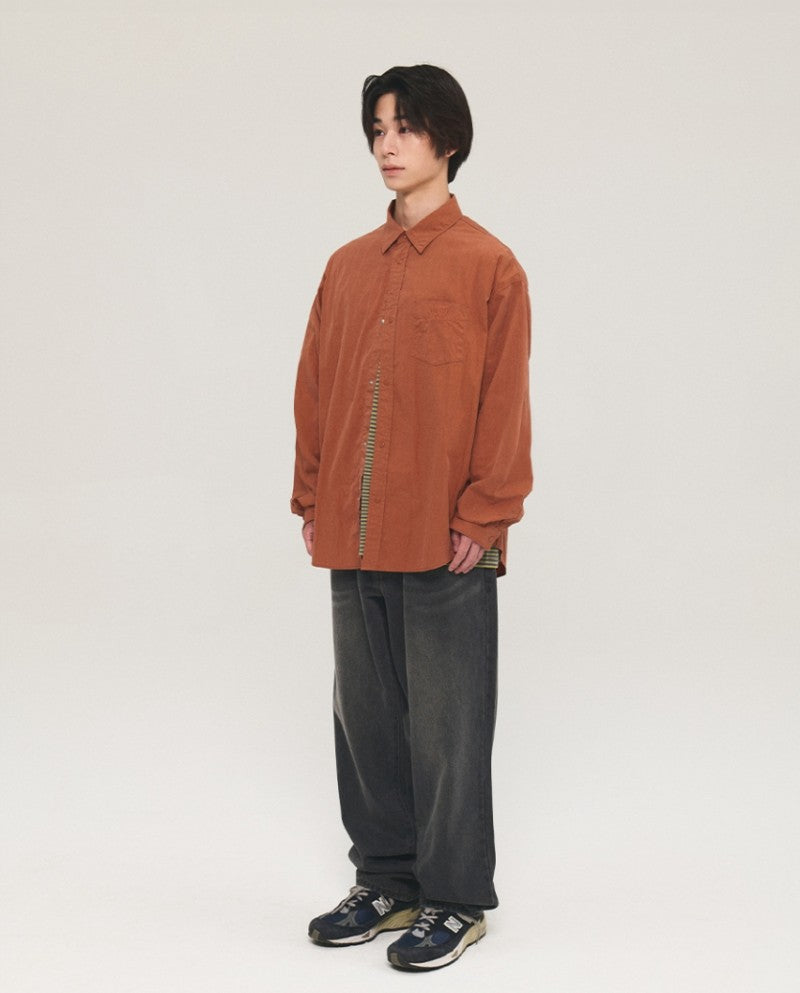 【WE ARE】韓國MMLG休閒長袖T恤襯衫MMLGBE2TSL061M25