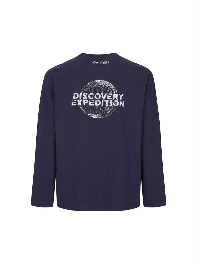 【WE ARE】韓國Discovery 月球長袖T恤DXRL2C054