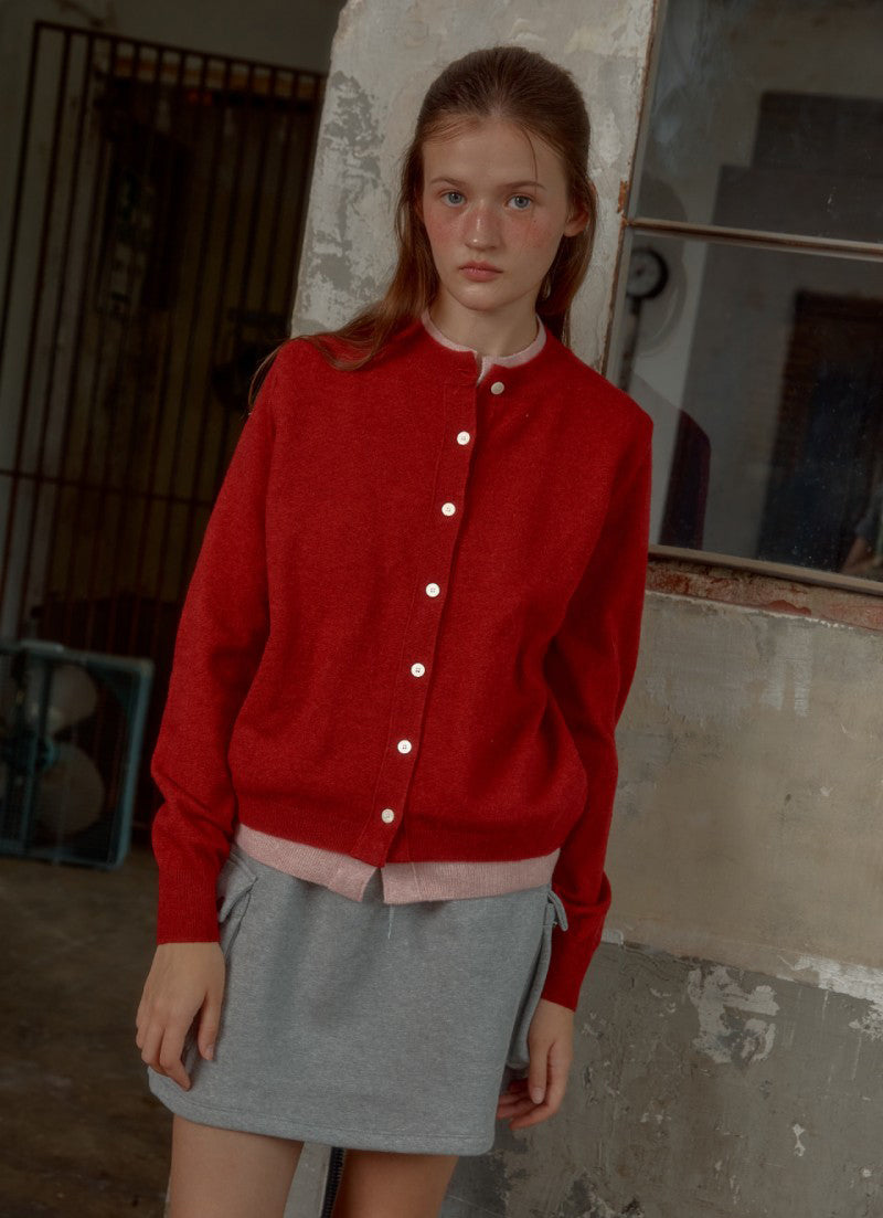 【WE ARE】韓國Leterie休閒針織開衫外套LRBASICLAYEREDCARDIGAN