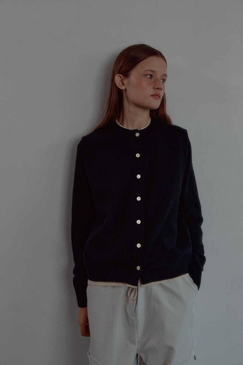 【WE ARE】韓國Leterie休閒針織開衫外套LRBASICLAYEREDCARDIGAN