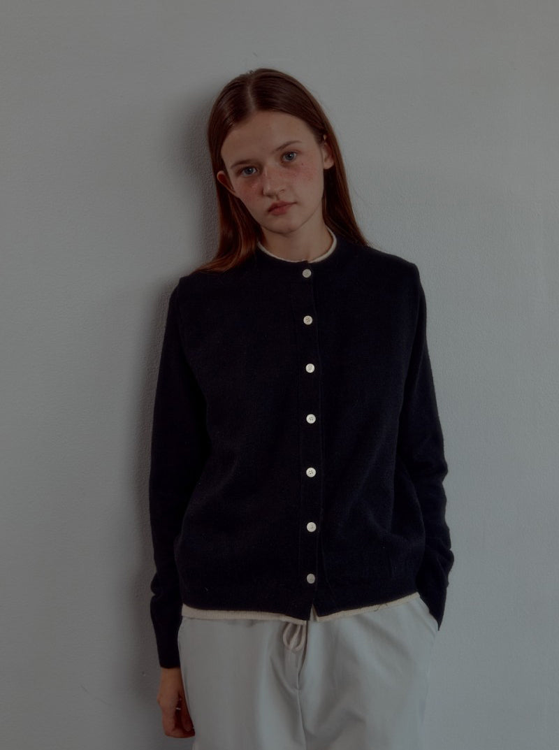 【WE ARE】韓國Leterie休閒針織開衫外套LRBASICLAYEREDCARDIGAN