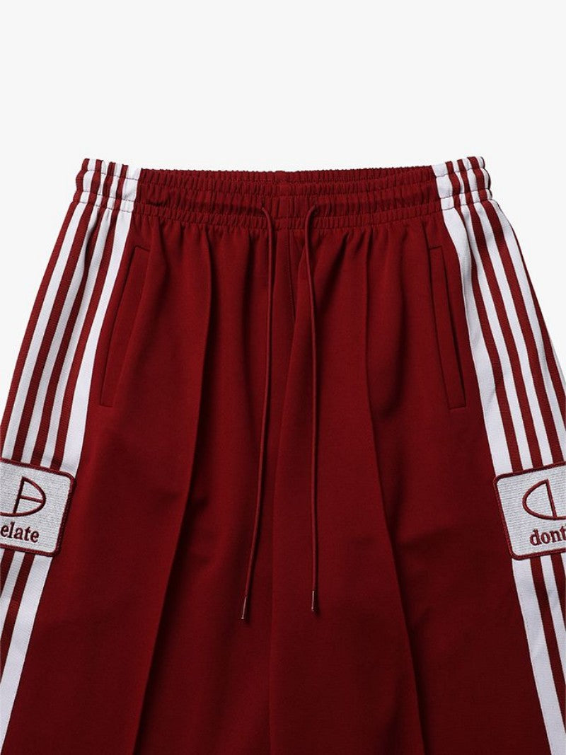 大茜選品 DONTBELATE 側LOGO直筒運動褲