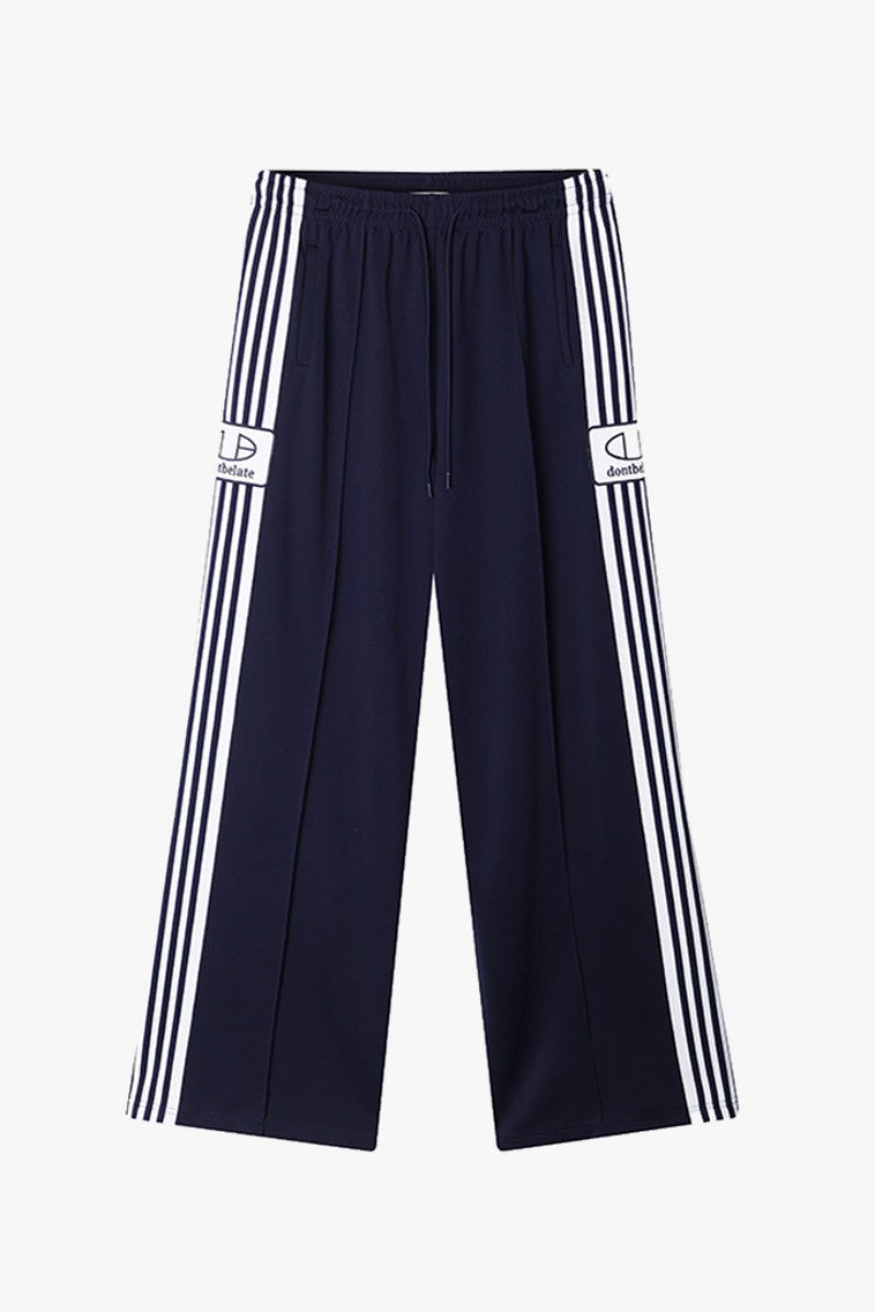 大茜選品 DONTBELATE 側LOGO直筒運動褲