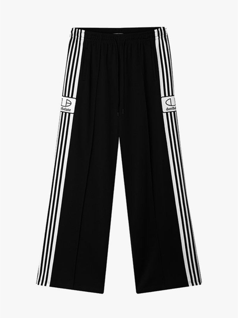 大茜選品 DONTBELATE 側LOGO直筒運動褲