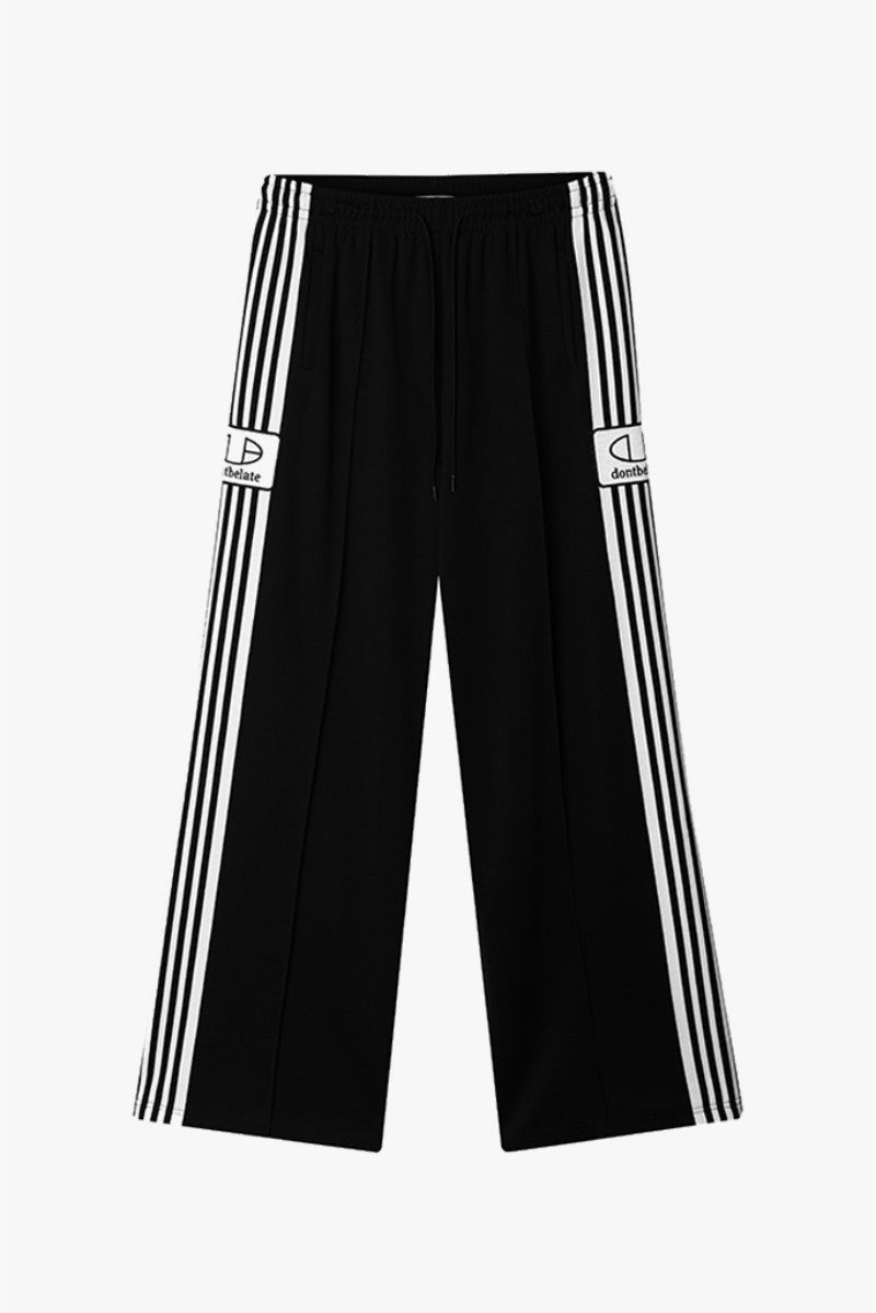 大茜選品 DONTBELATE 側LOGO直筒運動褲