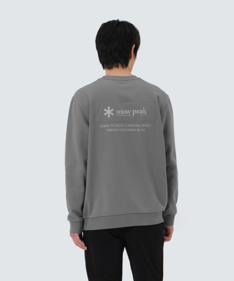 男款【WE ARE】韓國snow peak 背後大標大學T S25FMFHT24