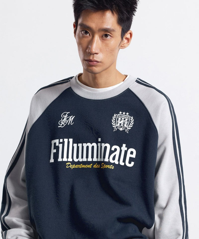 限時折扣【WE ARE】韓國FILLUMINATE大學T衛衣FBESUTM087