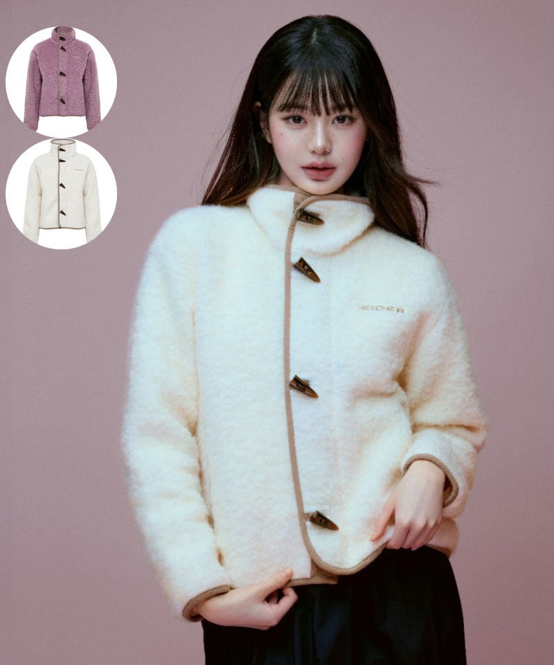 【WE ARE】韓國EIDER 牛角扣羊羔毛外套 DWU25156