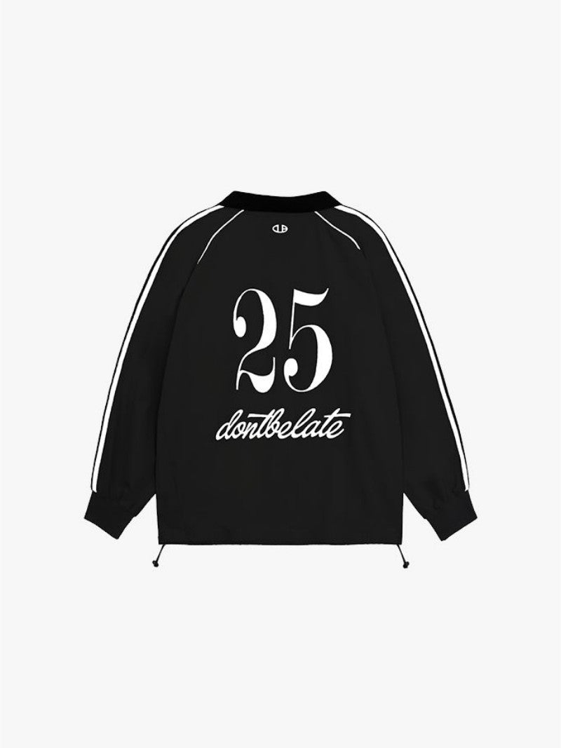 大茜選品【WE ARE】韓國DONTBELATE 防風翻Ｖ領球衣