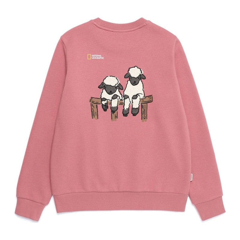 加絨 女款【WE ARE】韓國國家地理大學T衛衣N254WSW010