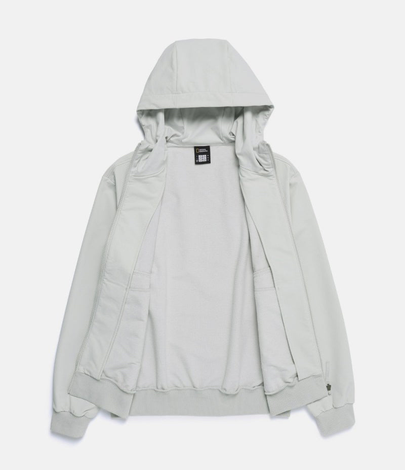 加絨款【WE ARE】韓國國家地理連帽外套N254UFT050