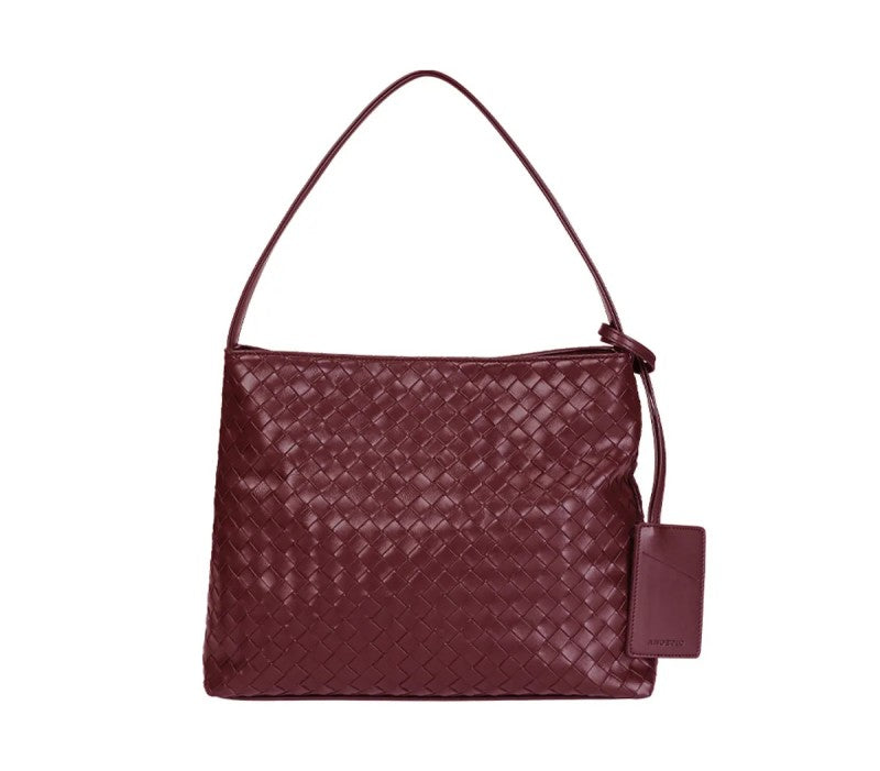 【WE ARE】韓國ANOETIC休閒編織單肩包ANCWEAVINGMESHBAG