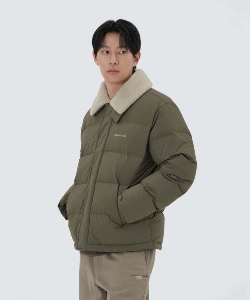 【WE ARE】韓國snow peak雪峰 絨毛(可拆)羽絨外套S25WMGDJ56