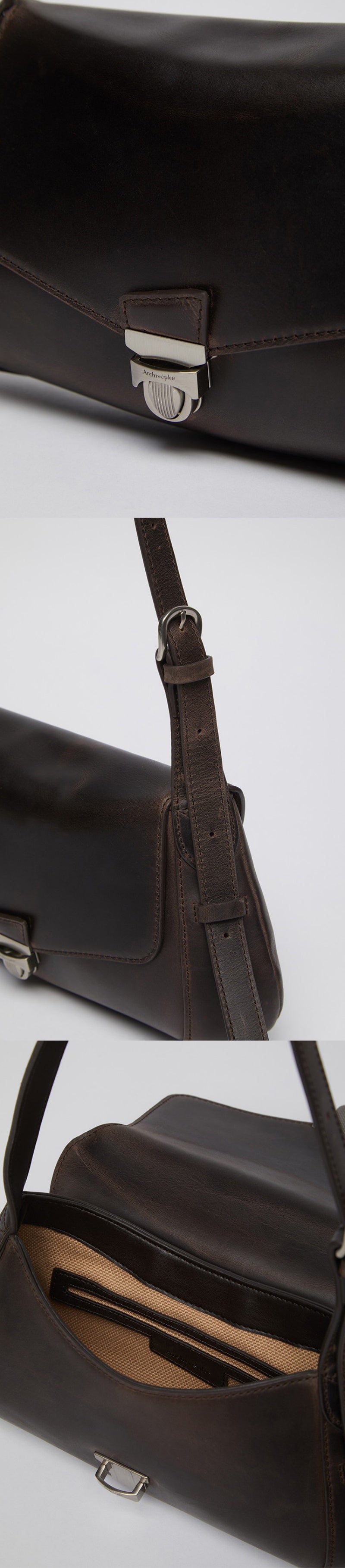 【WE ARE】韓國Archivepke Lock shoulder bag OVBAX25225