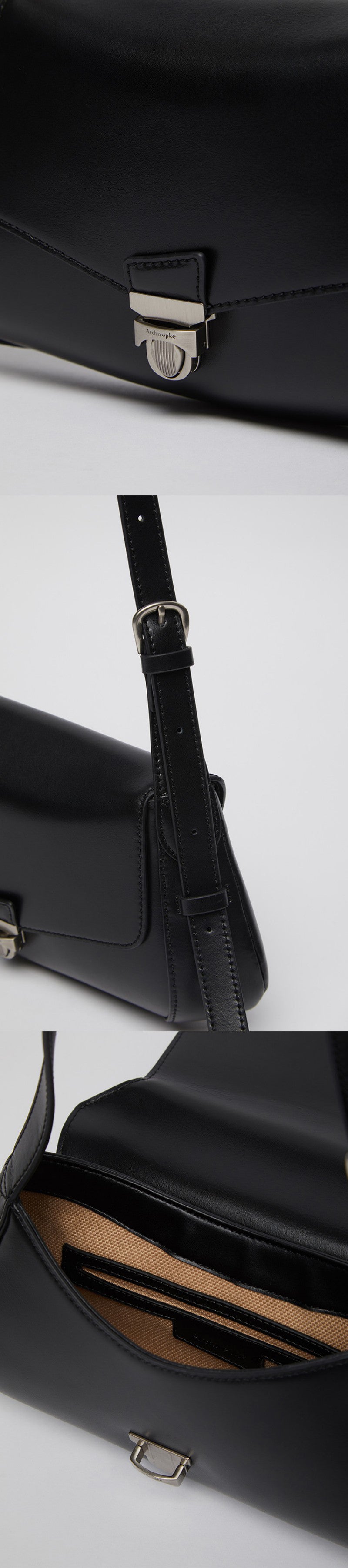 【WE ARE】韓國Archivepke Lock shoulder bag OVBAX25225