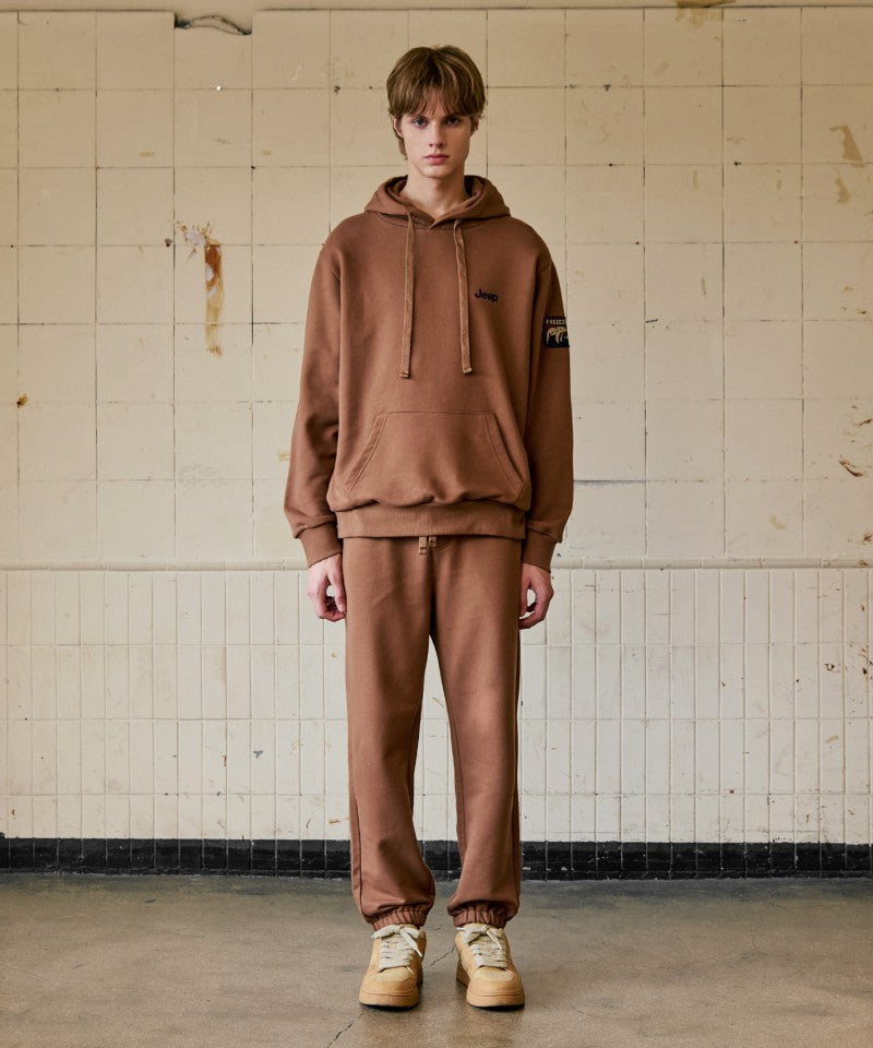 男女同款【WE ARE】韓國JEEP連帽大學T衛衣JQ4THU035