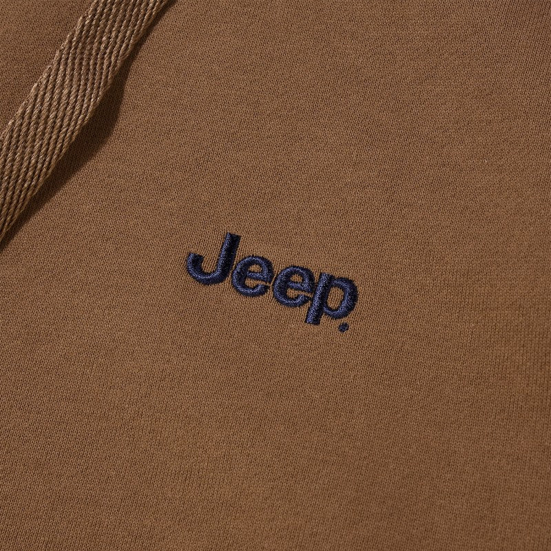 男女同款【WE ARE】韓國JEEP連帽大學T衛衣JQ4THU035