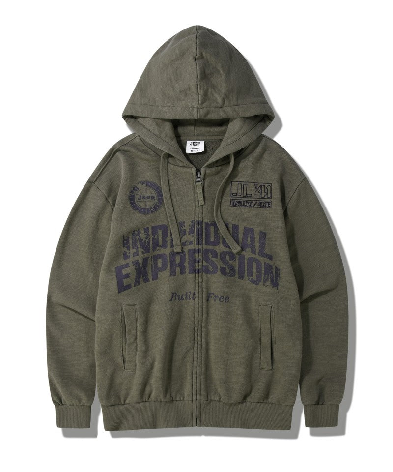 男女同款【WE ARE】韓國JEEP連帽大學T衛衣JQ3TZU061