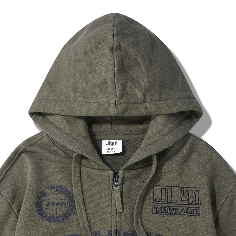 男女同款【WE ARE】韓國JEEP連帽大學T衛衣JQ3TZU061