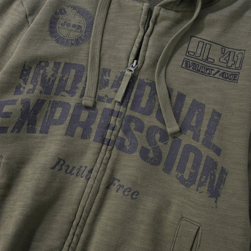 男女同款【WE ARE】韓國JEEP連帽大學T衛衣JQ3TZU061