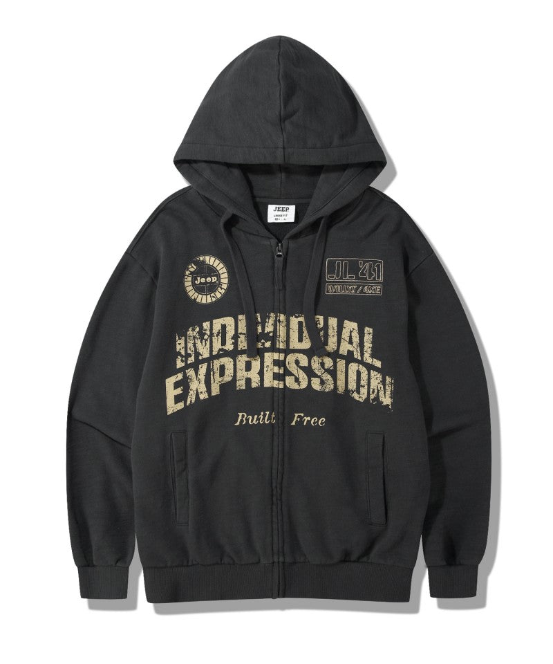 男女同款【WE ARE】韓國JEEP連帽大學T衛衣JQ3TZU061