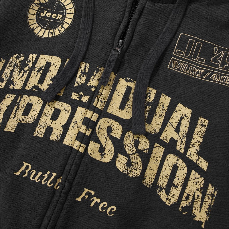 男女同款【WE ARE】韓國JEEP連帽大學T衛衣JQ3TZU061