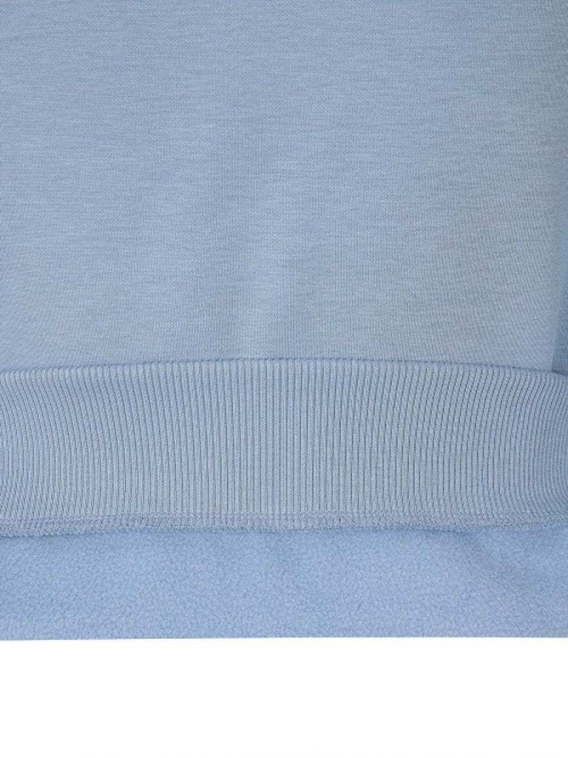 女款【WE ARE】韓國Discovery 異材質接拼連帽雙拉鏈刷毛棉外套DWTR93056