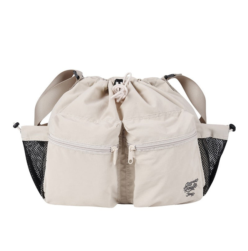 【WE ARE】韓國JEEP抽繩雙肩包後背包JQ0GAU520