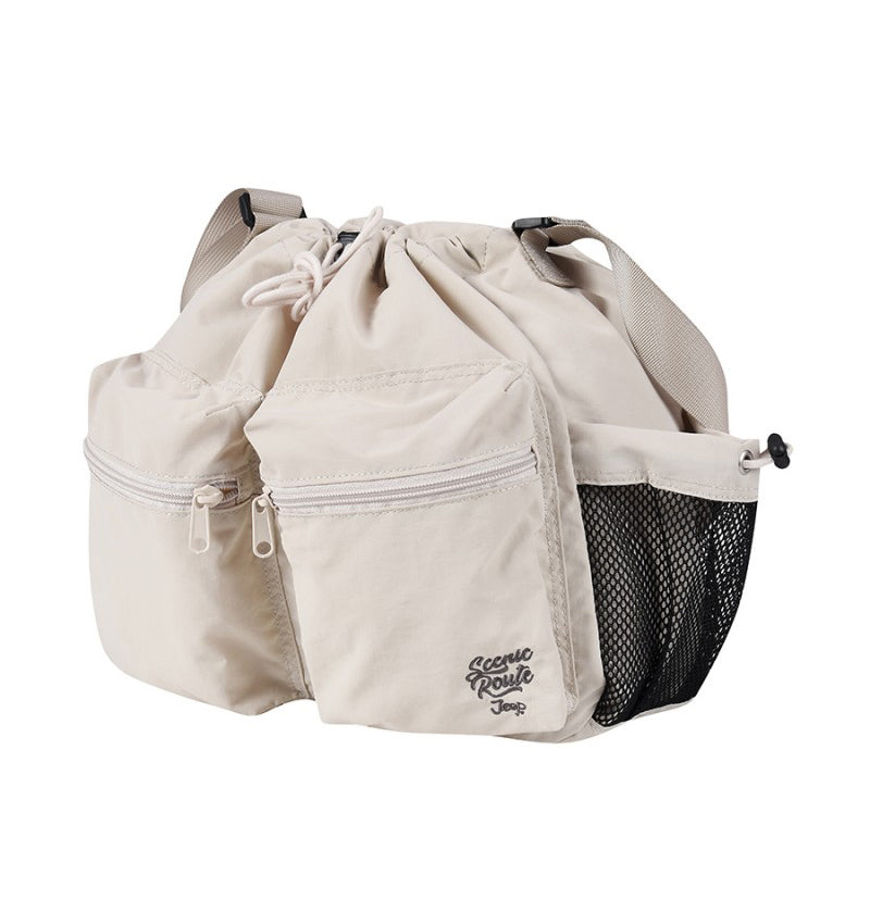 【WE ARE】韓國JEEP抽繩雙肩包後背包JQ0GAU520