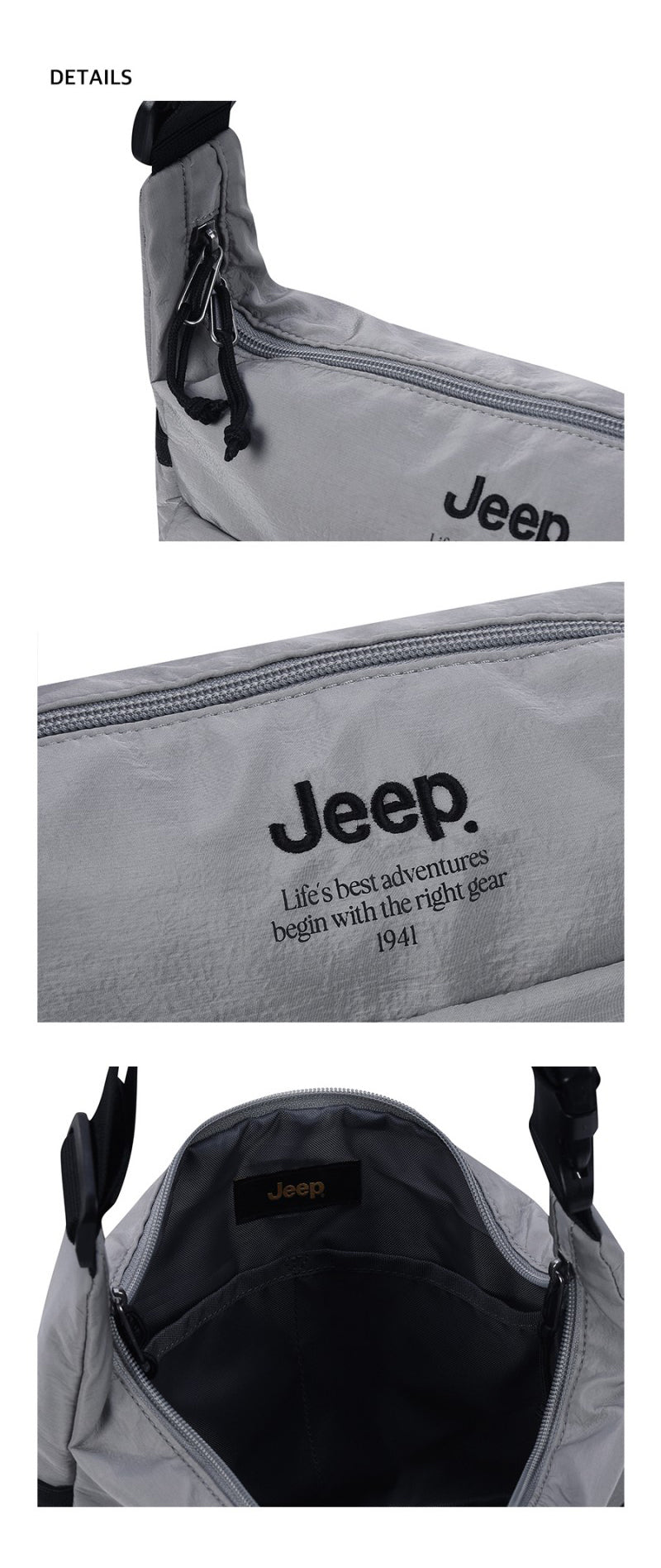 【WE ARE】韓國JEEP單肩斜挎包JQ0GAU528