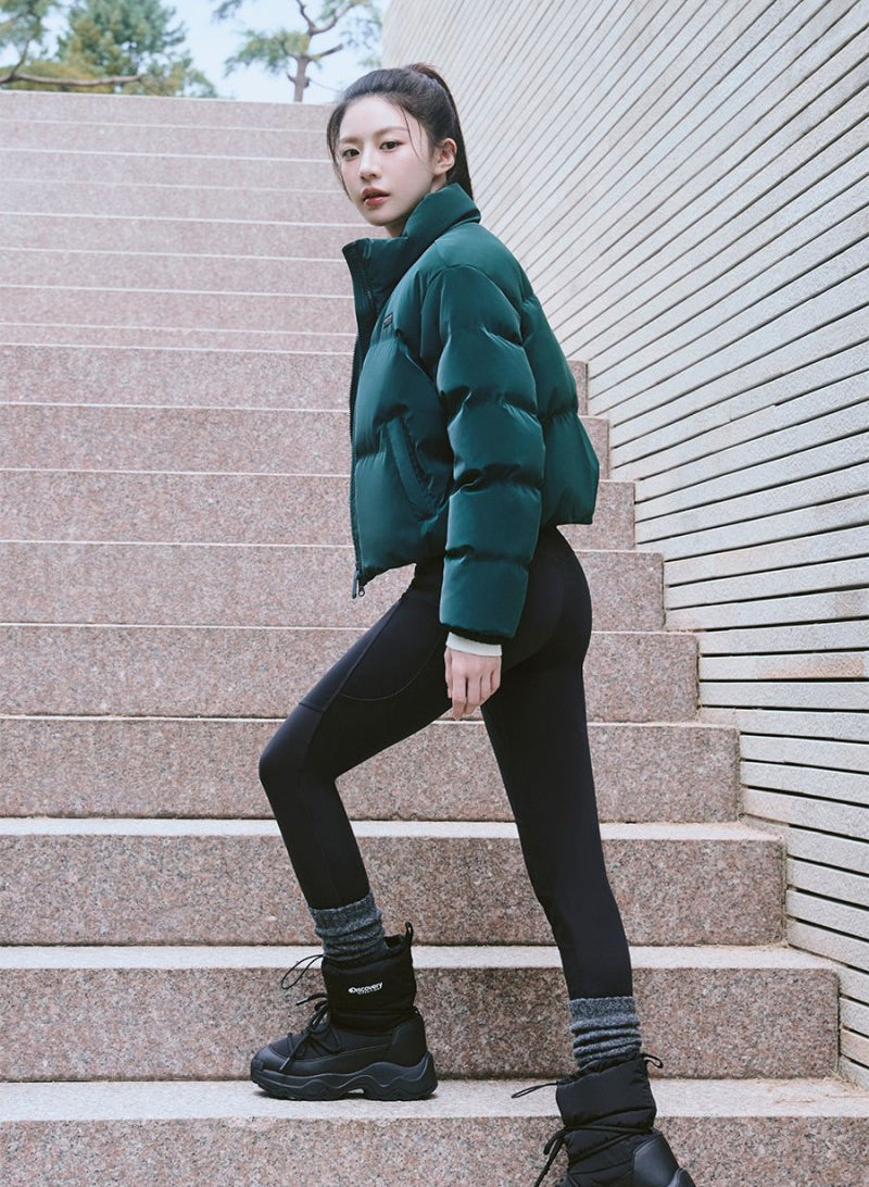 高允貞同款【WE ARE】韓國Discovery中筒保暖靴子DXSH6235N