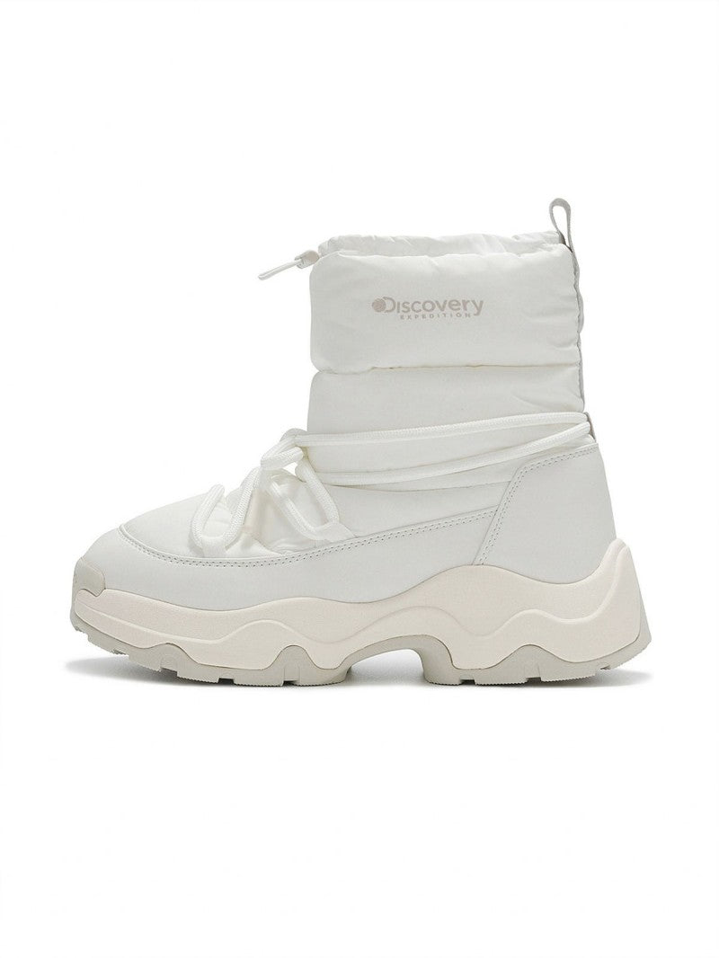 高允貞同款【WE ARE】韓國Discovery中筒保暖靴子DXSH6235N