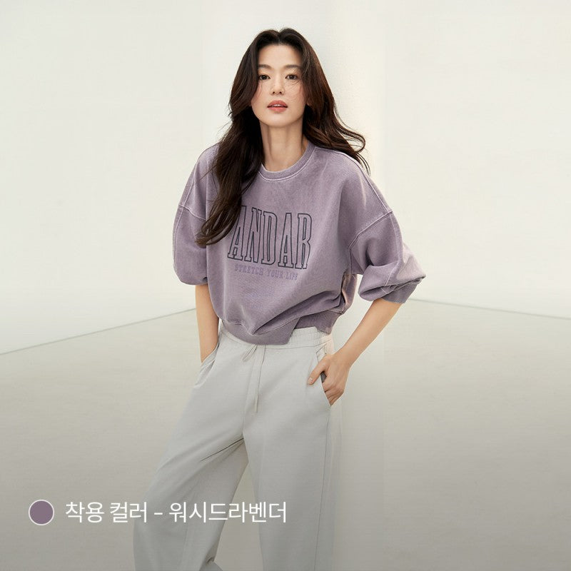 【WE ARE】韓國Andar短版大學T衛衣ANADR11943