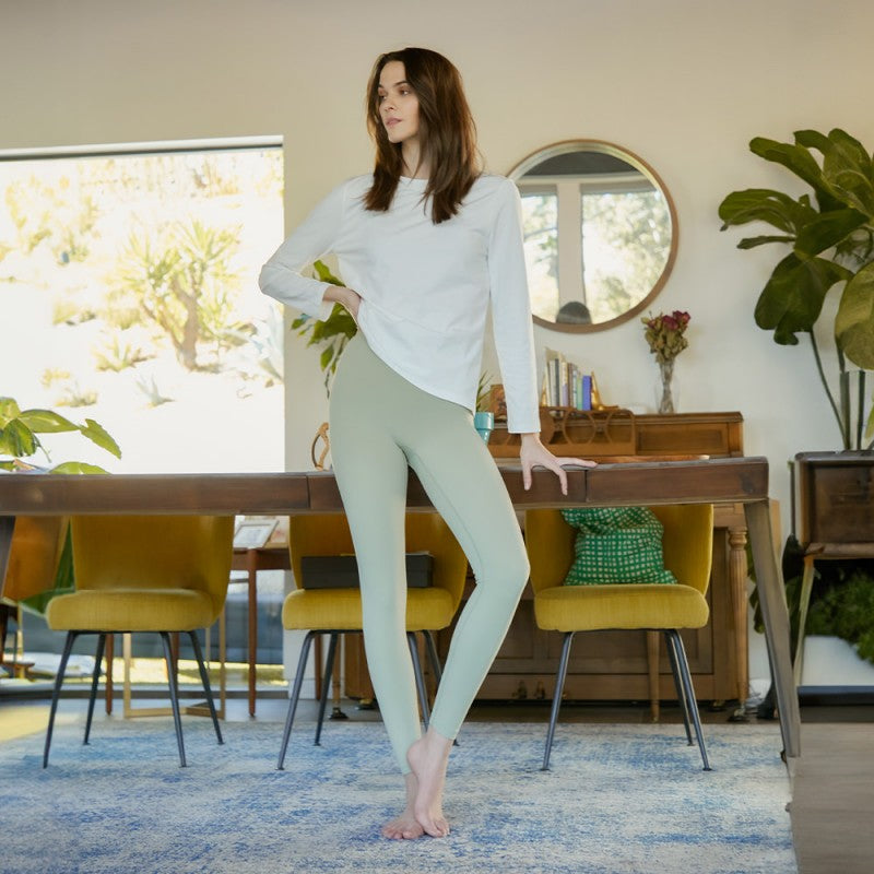 【WE ARE】韓國Andar長袖T恤+9分緊身打底褲=兩件套套裝ANDAR12352