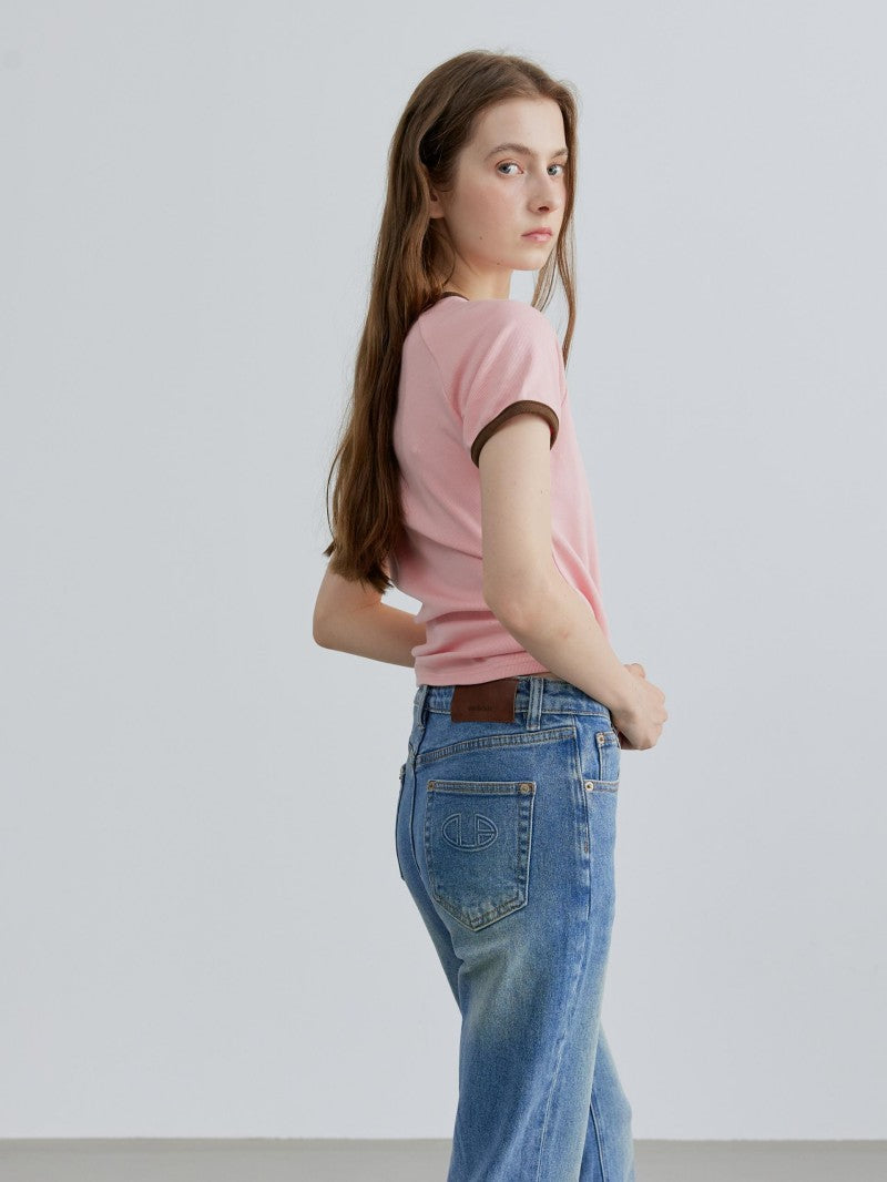 黑五限時折扣【WE ARE】韓國DONTBELATE休閒牛仔褲20251031-5