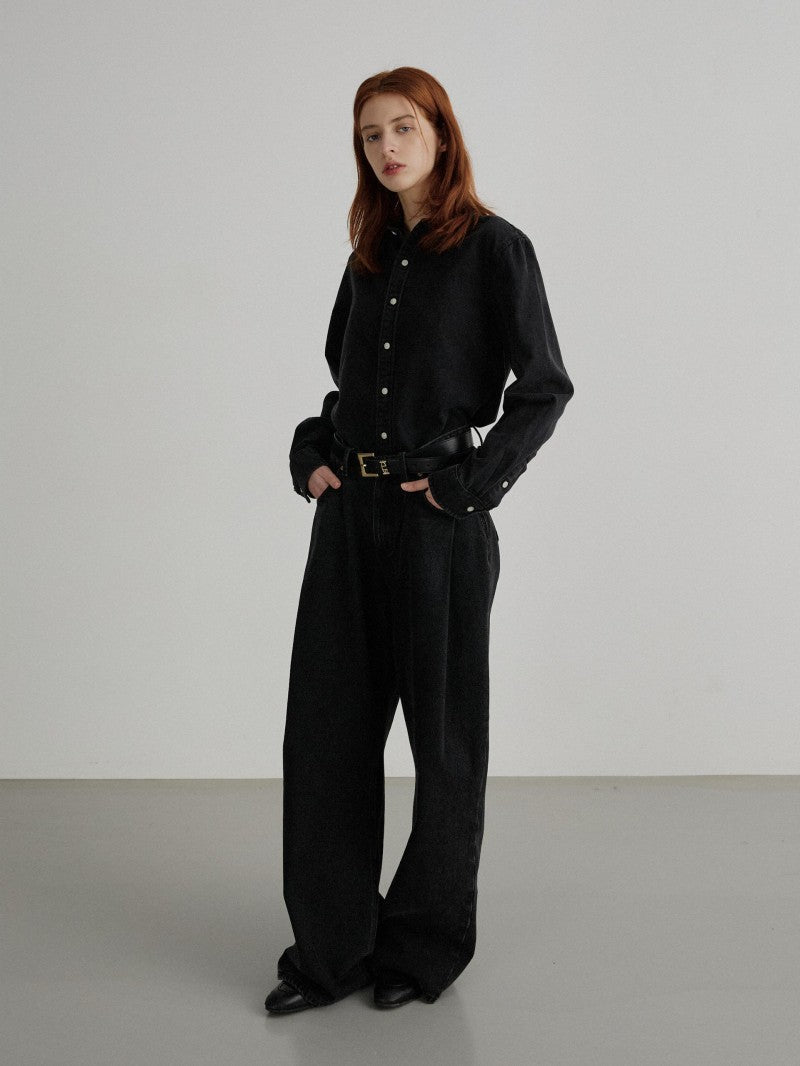 黑五限時折扣【WE ARE】韓國DONTBELATE休閒牛仔褲20251101-1