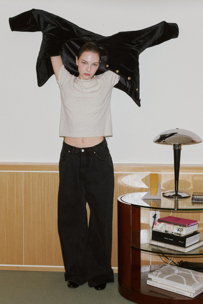 黑五限時折扣【WE ARE】韓國DONTBELATE休閒針織短袖20251101-7