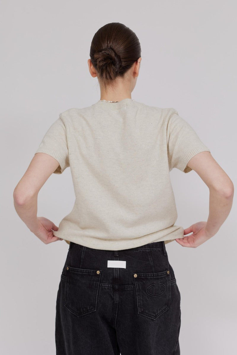 黑五限時折扣【WE ARE】韓國DONTBELATE休閒針織短袖20251101-7