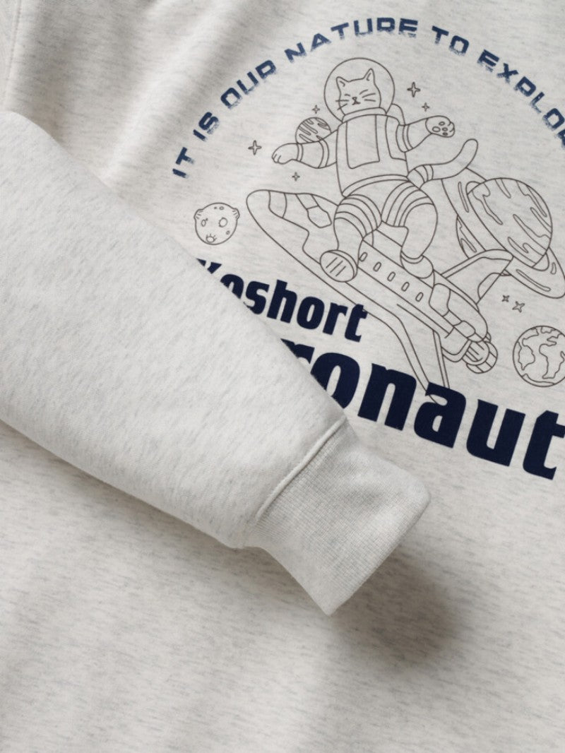 男款【WE ARE】韓國POLHAM貓咪系列大學T衛衣PHF4TR1010