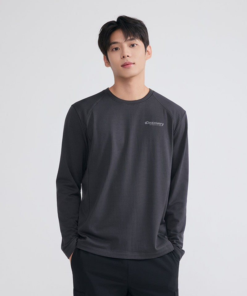 *Dis特價款* 男款【WE ARE】韓國Discovery長袖T恤DMRL3E054