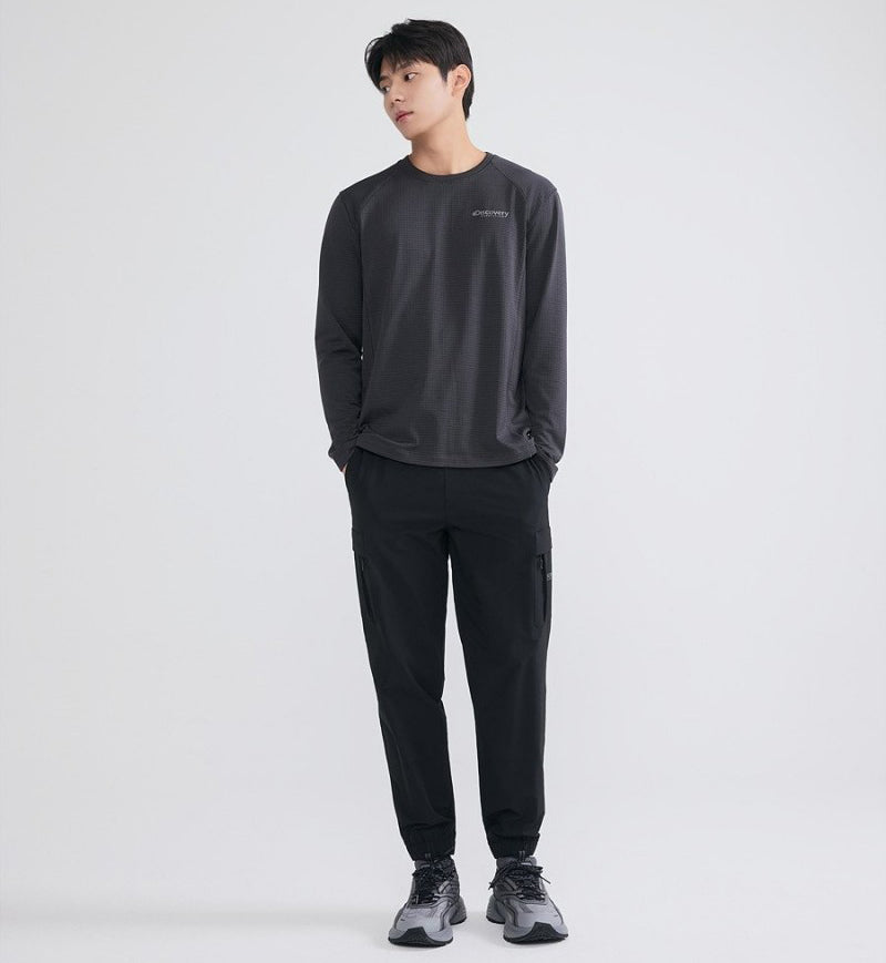 *Dis特價款* 男款【WE ARE】韓國Discovery長袖T恤DMRL3E054