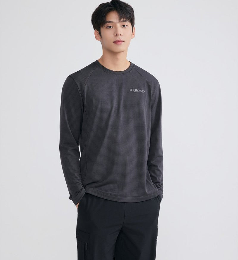*Dis特價款* 男款【WE ARE】韓國Discovery長袖T恤DMRL3E054