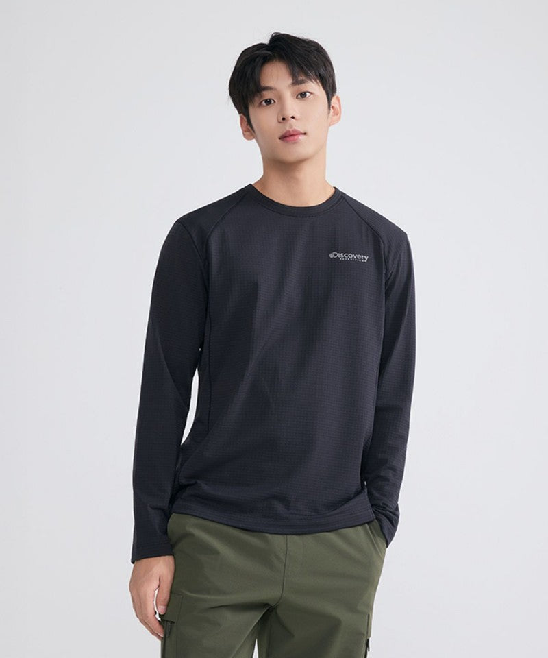 *Dis特價款* 男款【WE ARE】韓國Discovery長袖T恤DMRL3E054